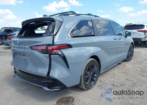 2024 Toyota Sienna Xse из США, поврежденный, VIN 5TDXRKEC4RS213434